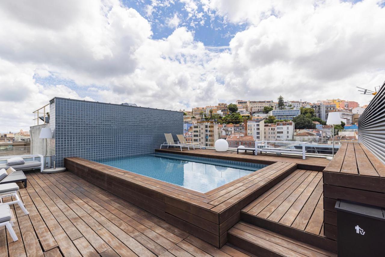 Liberdade Elegance W/Rooftop Pool By Lovelystay Lisboa Exteriér fotografie